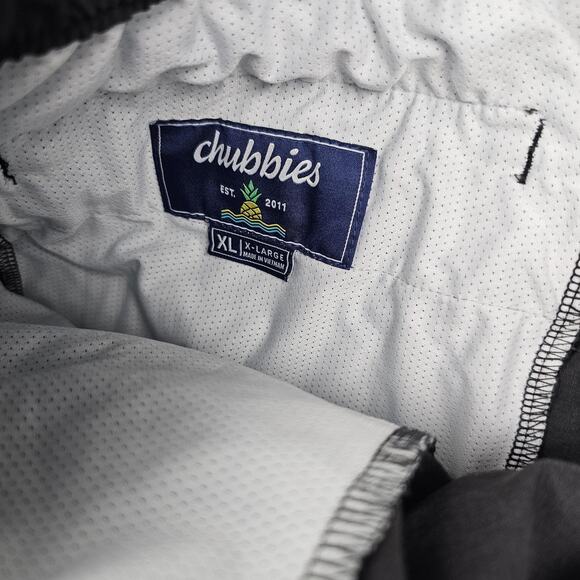 Chubbies Shorts Mens XL 5" Gray Quick Dry Unlined Stretch Drawstring Athleisure - Picture 4 of 6